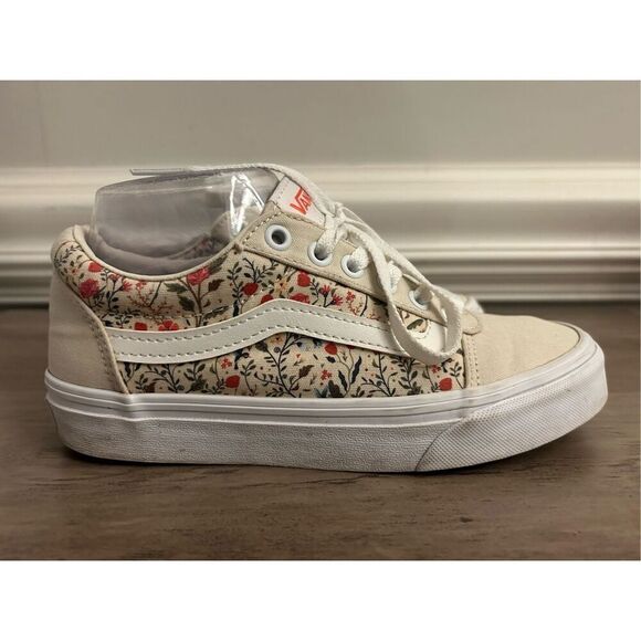 Vans Woman's Ward Old Skool Vintage Floral Trainers sz 6 Skater Street - Picture 3 of 10